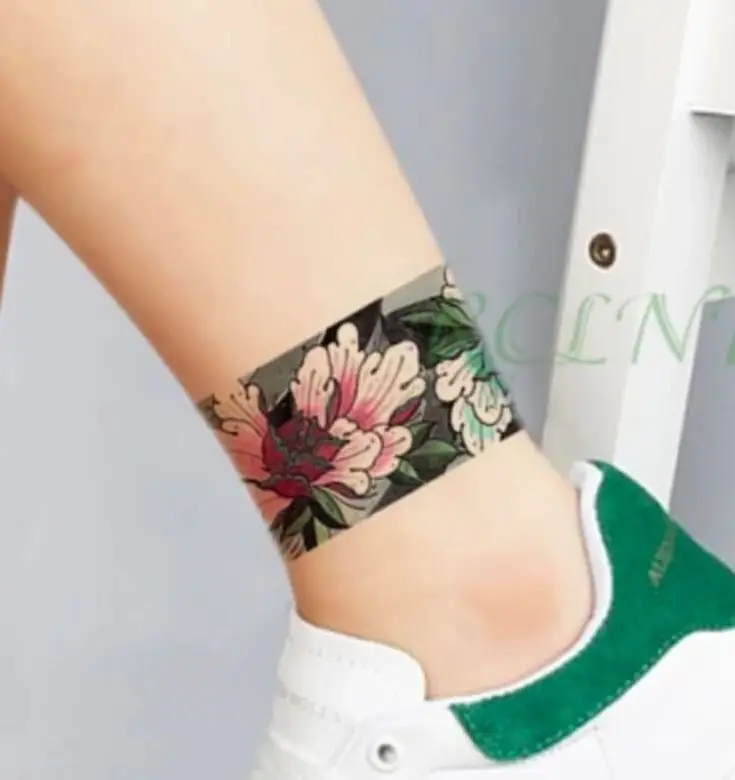 Hình Xăm Hoa Mẫu Đơn Kín Tay Đen Trắng - Vẻ Đẹp Thanh Tao 44