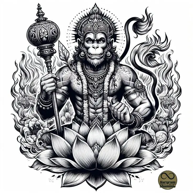 Khám Phá Nghệ Thuật Hình Xăm Khmer Hanuman 3D Đẹp Và Ý Nghĩa 19