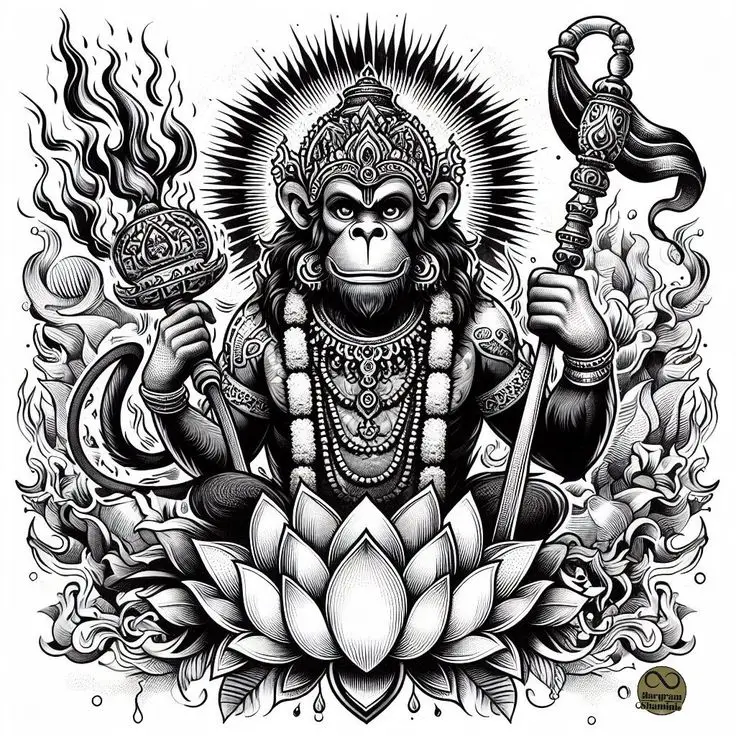 Khám Phá Nghệ Thuật Hình Xăm Khmer Hanuman 3D Đẹp Và Ý Nghĩa 24
