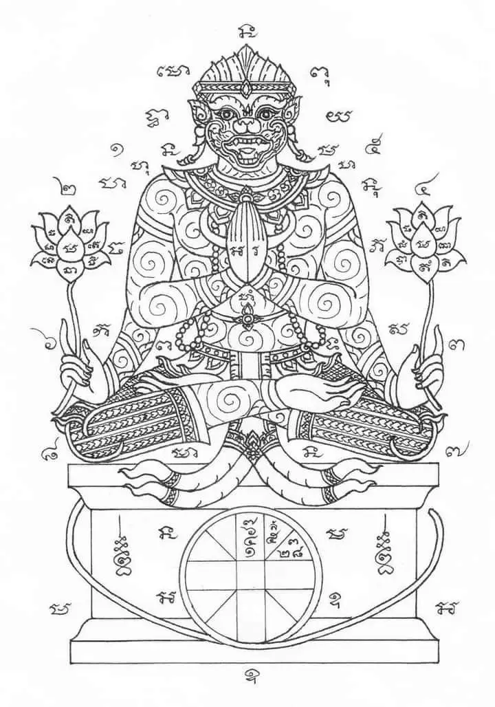 Khám Phá Nghệ Thuật Hình Xăm Khmer Hanuman 3D Đẹp Và Ý Nghĩa 41