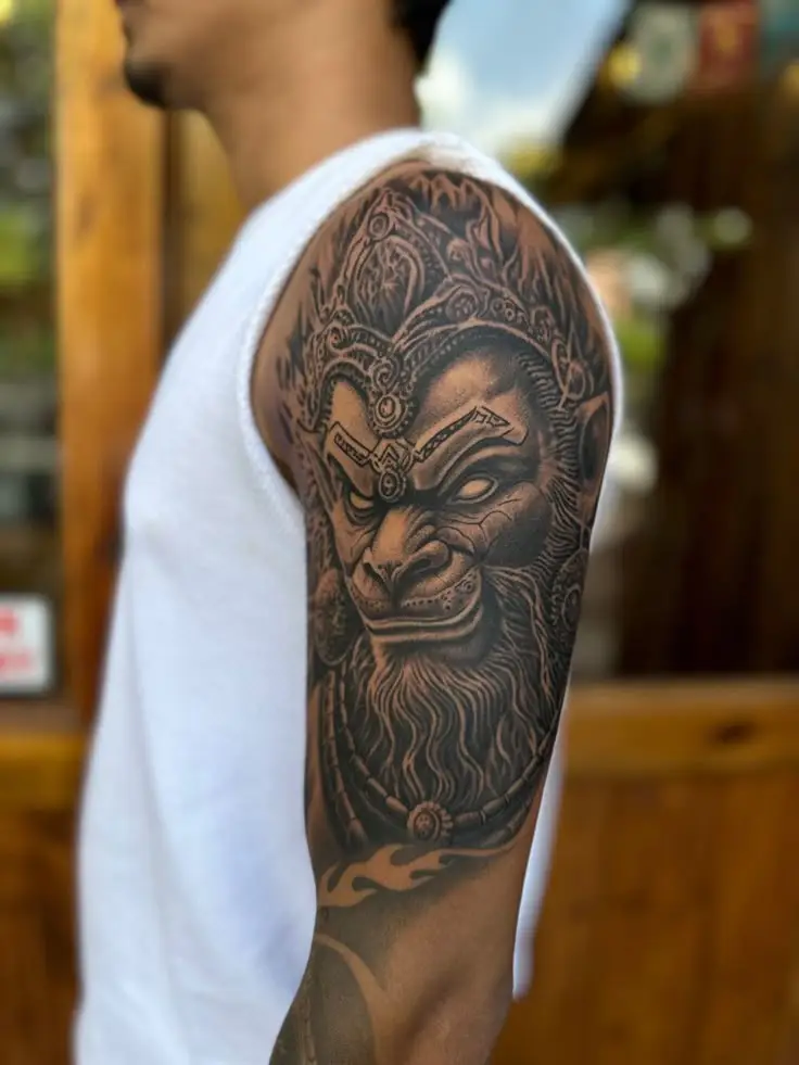Khám Phá Nghệ Thuật Hình Xăm Khmer Hanuman 3D Đẹp Và Ý Nghĩa 43