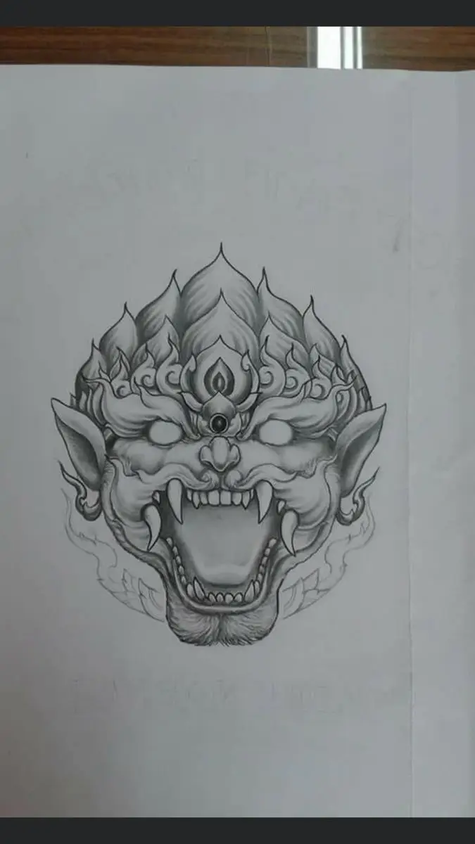 Khám Phá Nghệ Thuật Hình Xăm Khmer Hanuman 3D Đẹp Và Ý Nghĩa 58