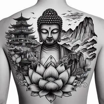 Hình Xăm Kín Lưng Đẹp - Nghệ Thuật Tạo Dáng Cho Phái Đẹp 39