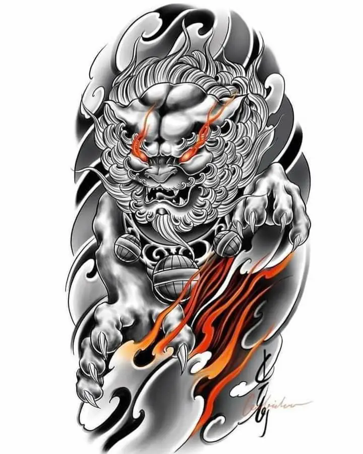Hình Xăm Kỳ Lân Bắp Tay - Biểu Tượng Của Điều May Mắn 1