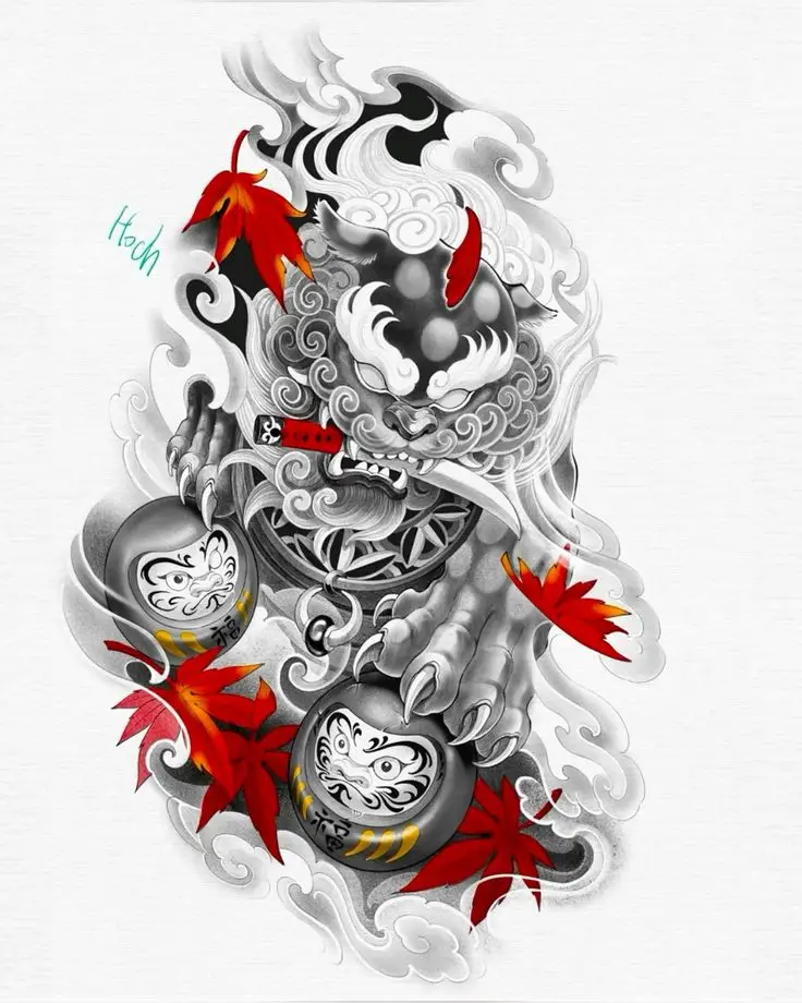 Hình Xăm Kỳ Lân Bắp Tay - Biểu Tượng Của Điều May Mắn 18