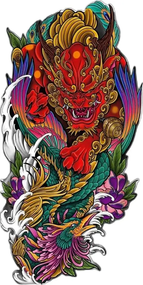 Hình Xăm Kỳ Lân Bắp Tay - Biểu Tượng Của Điều May Mắn 34