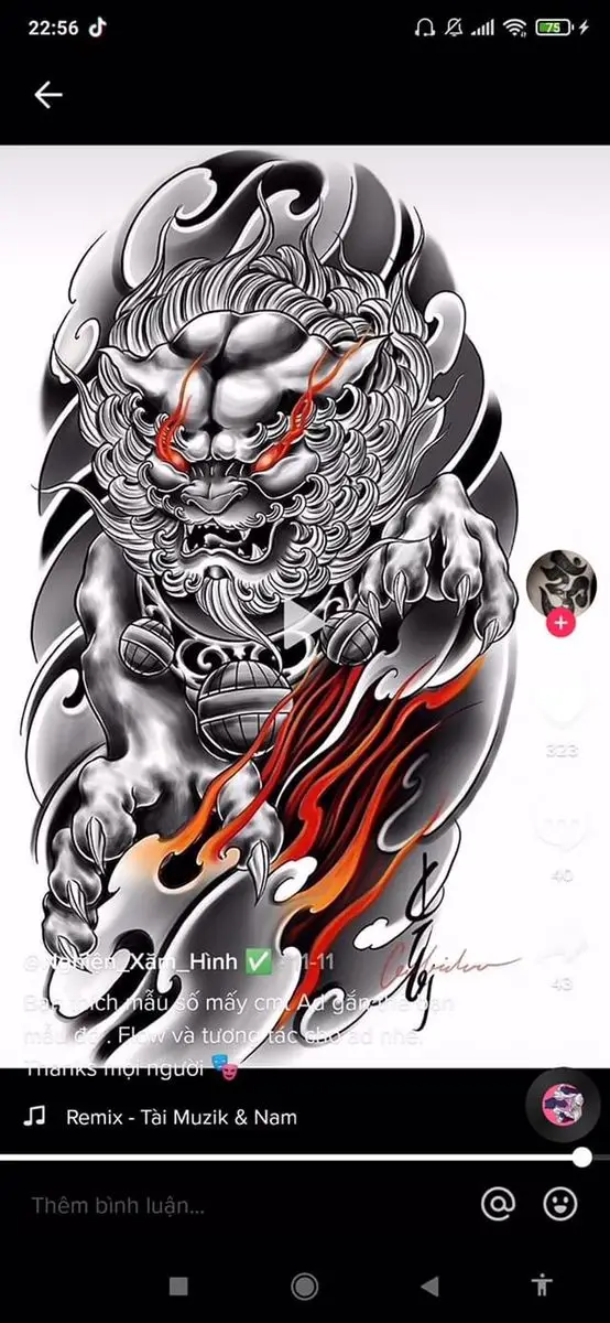 Hình Xăm Kỳ Lân Full Tay - Ý Nghĩa Và Những Mẫu Thiết Kế Đẹp 8