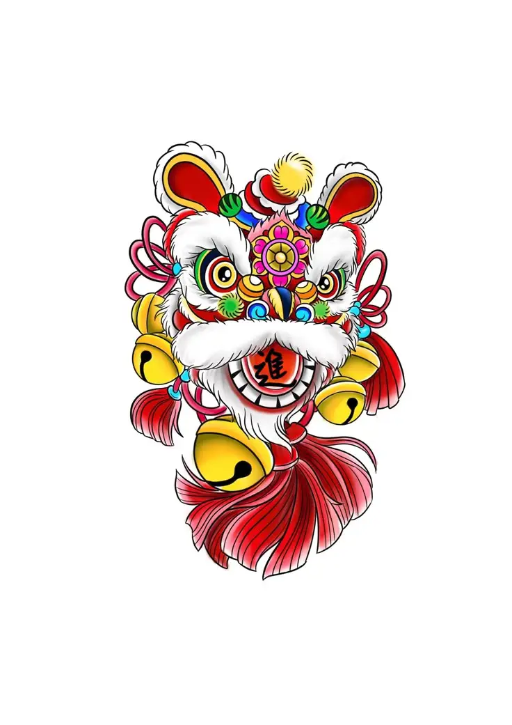 Hình Xăm Kỳ Lân Nhật Cổ Đầy Sáng Tạo 60