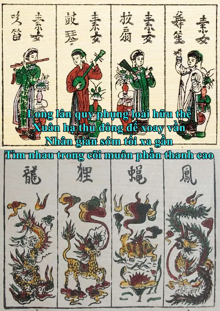 Hình Xăm Long Lân Quy Phụng - Tượng Trưng Cho Sự Hài Hòa 24