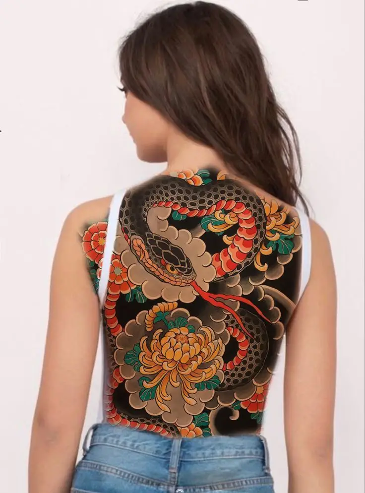 Hình Xăm Full Lưng Nữ: Những Mẫu Thiết Kế Đặc Sắc 49
