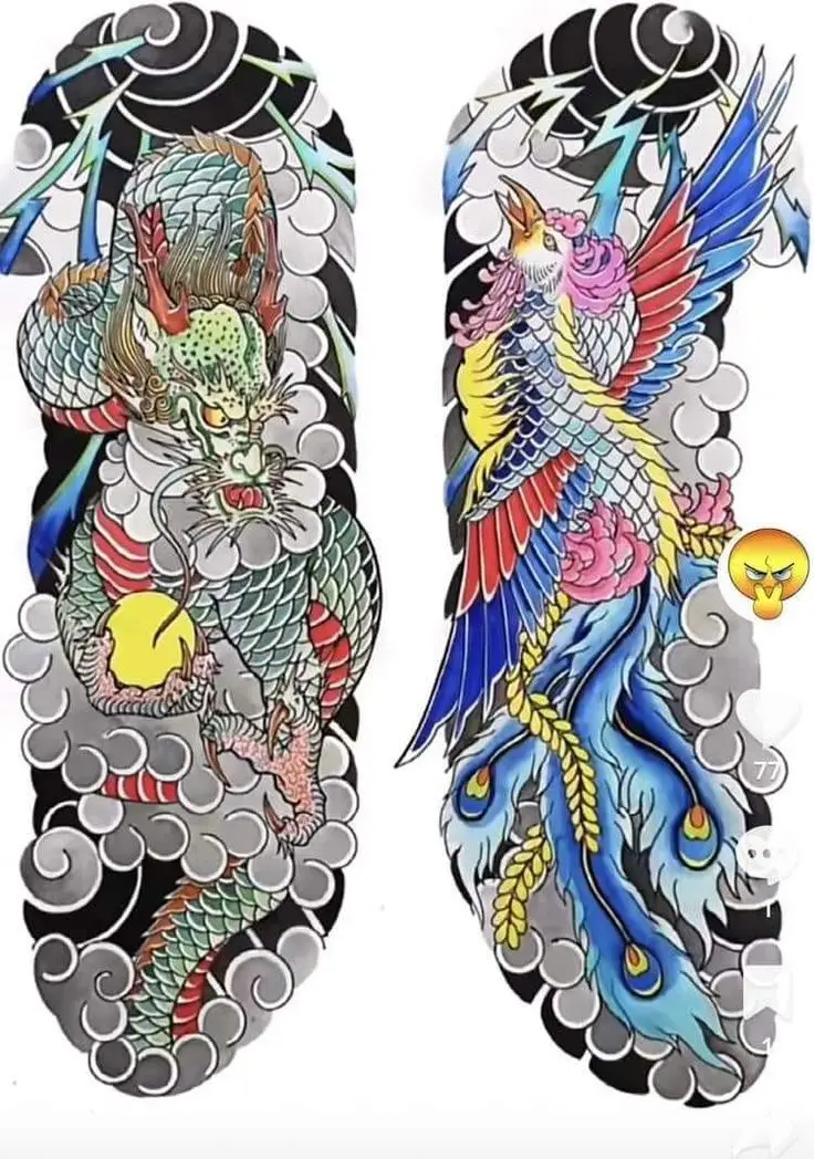 Hình Xăm Mặt Rồng Kín Bụng - Biểu Tượng Của Sức Mạnh và Quyền Lực 35