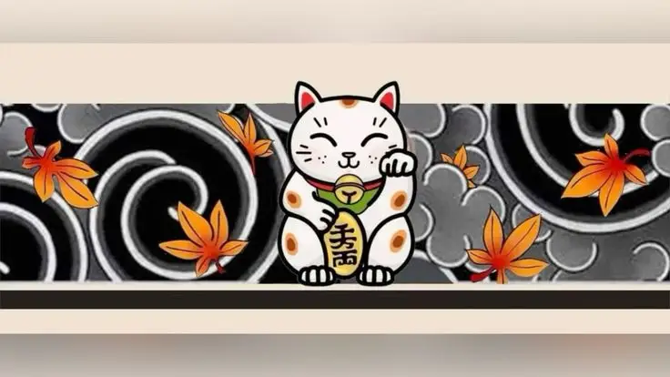Hình Xăm Mèo Thần Tài Khung: Ý Nghĩa Và Các Mẫu Đẹp 49