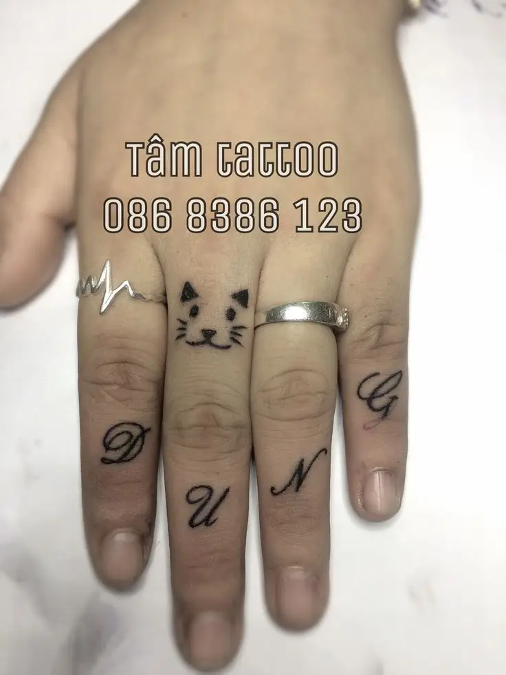 Hình Xăm Mini Ở Ngón Tay - Xu Hướng Hình Xăm Nhỏ Gọn 48