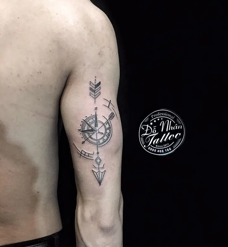 Hình Xăm Mỏ Neo La Bàn - Điểm Nhấn Tâm Linh Trong Nghệ Thuật Xăm 5