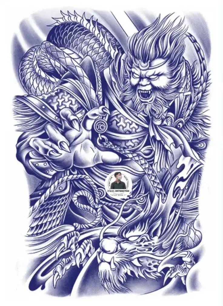 Hình Xăm Mỹ Hầu Vương - Nghệ Thuật Dưới Góc Nhìn Mới 4