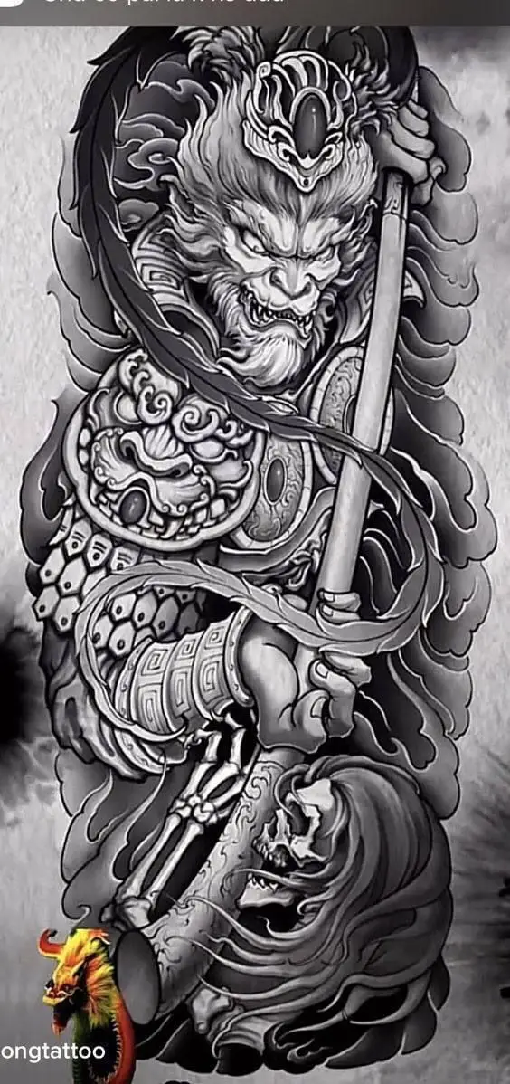 Hình Xăm Mỹ Hầu Vương - Nghệ Thuật Dưới Góc Nhìn Mới 68