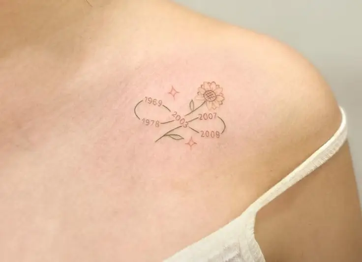 Ý nghĩa hình xăm năm sinh gia đình và cách lựa chọn 8
