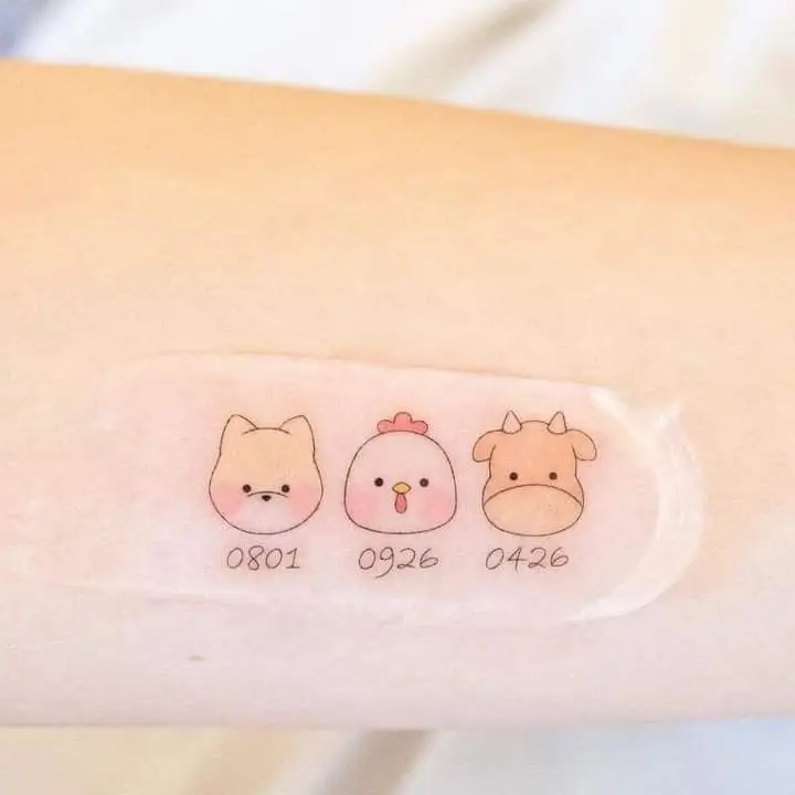 Ý nghĩa hình xăm năm sinh gia đình và cách lựa chọn 22