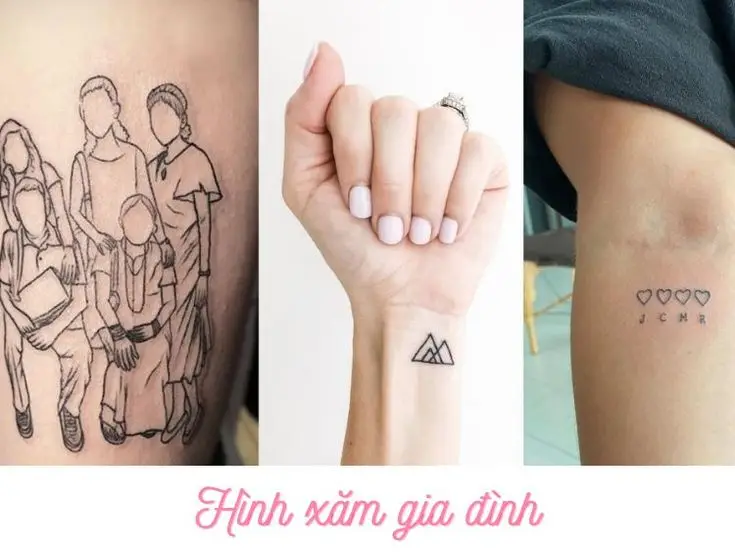 Hình Xăm Năm Sinh Gia Đình 5 Người - Tình Yêu và Ký Ức 59