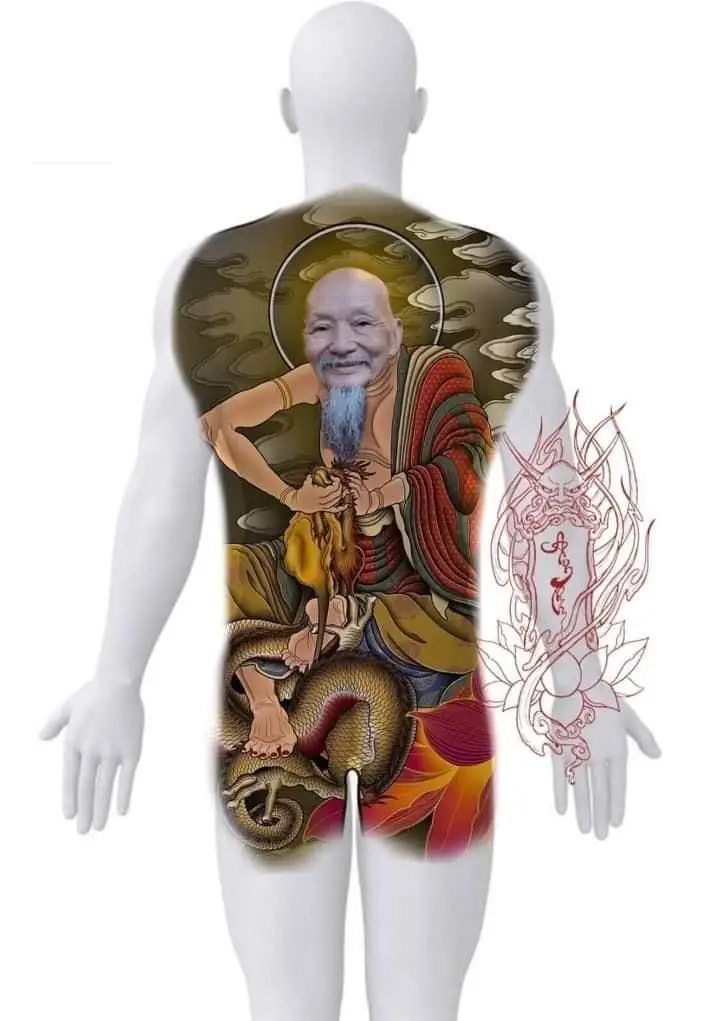 Hình Xăm Ngộ Không Cưỡi Rồng - Truyền Thuyết và Nghệ Thuật 24
