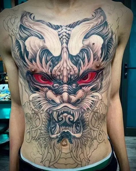 Hình Xăm Ngộ Không Cưỡi Rồng - Truyền Thuyết và Nghệ Thuật 37