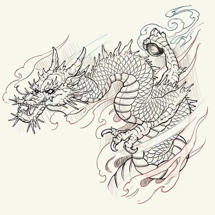 Hình Xăm Ngộ Không Cưỡi Rồng - Truyền Thuyết và Nghệ Thuật 46