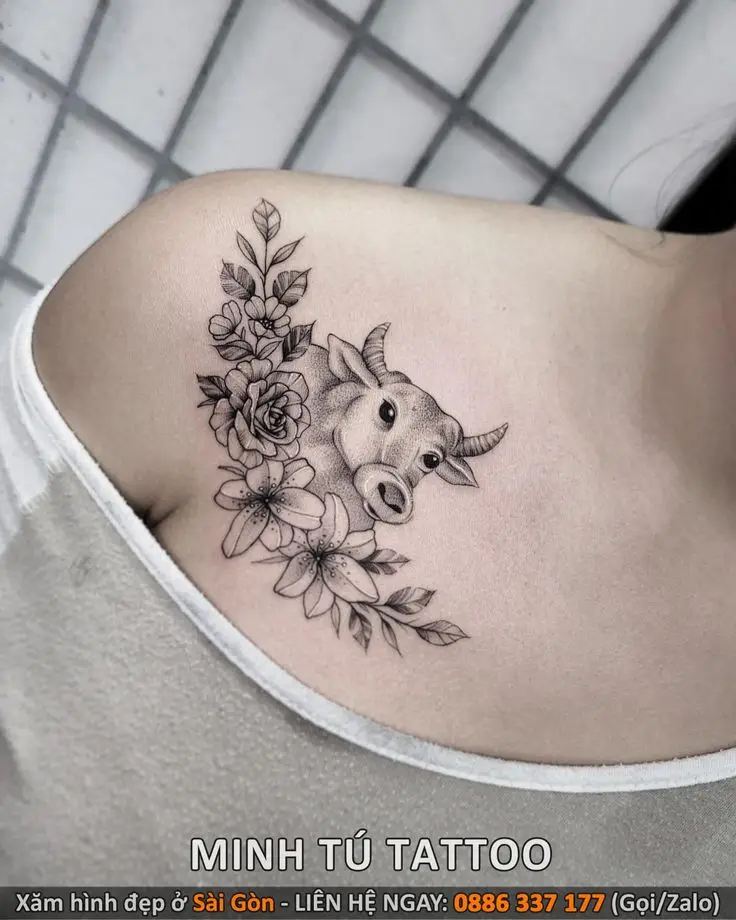 Hình Xăm Ngực Cho Nữ - Những Mẫu Thiết Kế Đẹp Và Ý Nghĩa 6