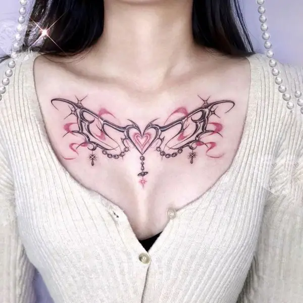 Hình Xăm Ngực Cho Nữ - Những Mẫu Thiết Kế Đẹp Và Ý Nghĩa 22