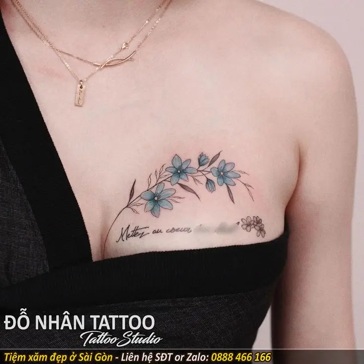 Hình Xăm Ngực Cho Nữ - Những Mẫu Thiết Kế Đẹp Và Ý Nghĩa 32