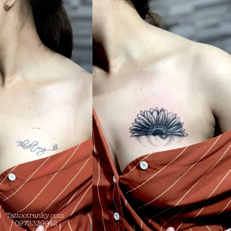 Hình Xăm Ngực Cho Nữ - Những Mẫu Thiết Kế Đẹp Và Ý Nghĩa 38