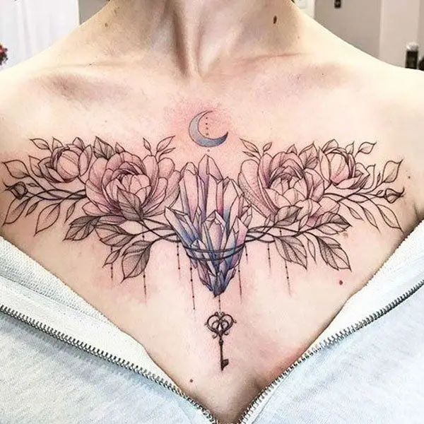 Hình Xăm Ngực Cho Nữ - Những Mẫu Thiết Kế Đẹp Và Ý Nghĩa 58