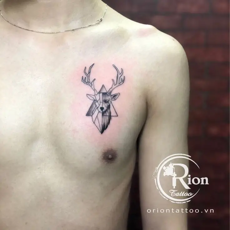 Khám phá hình xăm ngực đẹp nam: Nghệ thuật và cá tính 69