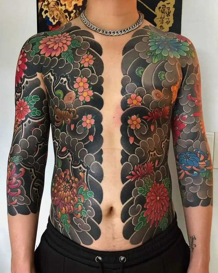 Nét Đẹp Văn Hóa Với Hình Xăm Nhật Cổ Ngực Đầy Ý Nghĩa 21