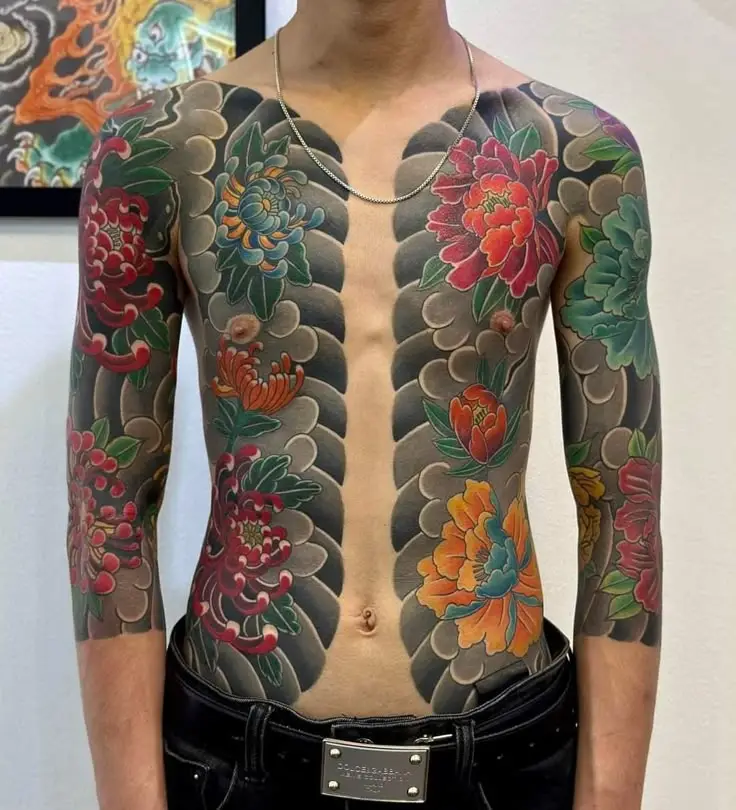 Nét Đẹp Văn Hóa Với Hình Xăm Nhật Cổ Ngực Đầy Ý Nghĩa 40