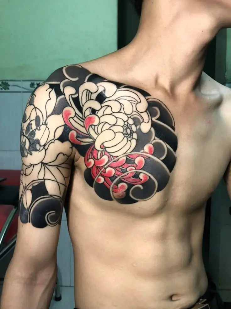 Nét Đẹp Văn Hóa Với Hình Xăm Nhật Cổ Ngực Đầy Ý Nghĩa 41