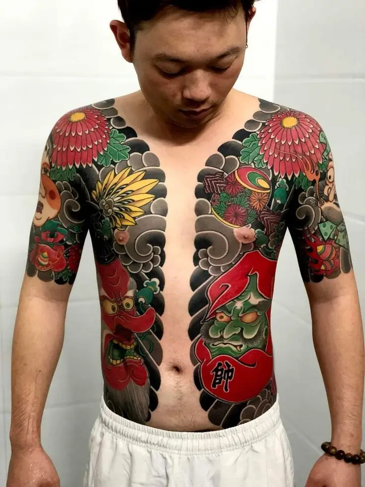 Nét Đẹp Văn Hóa Với Hình Xăm Nhật Cổ Ngực Đầy Ý Nghĩa 43