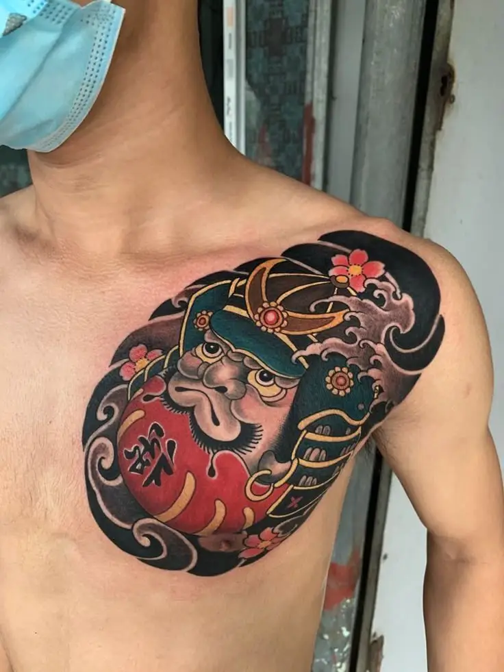Nét Đẹp Văn Hóa Với Hình Xăm Nhật Cổ Ngực Đầy Ý Nghĩa 44