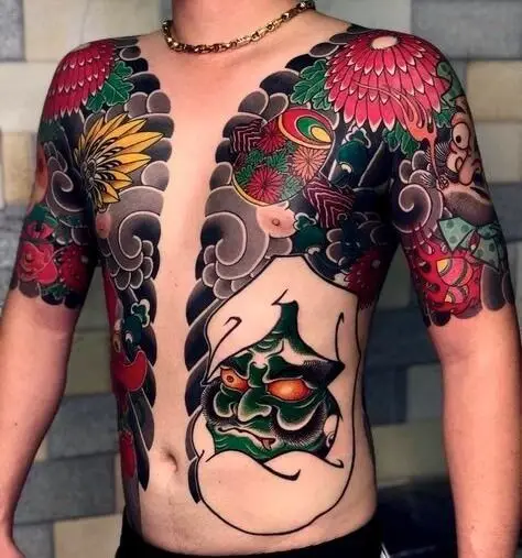 Hình Xăm Nhật Cổ Đơn Giản Dễ Thương 15