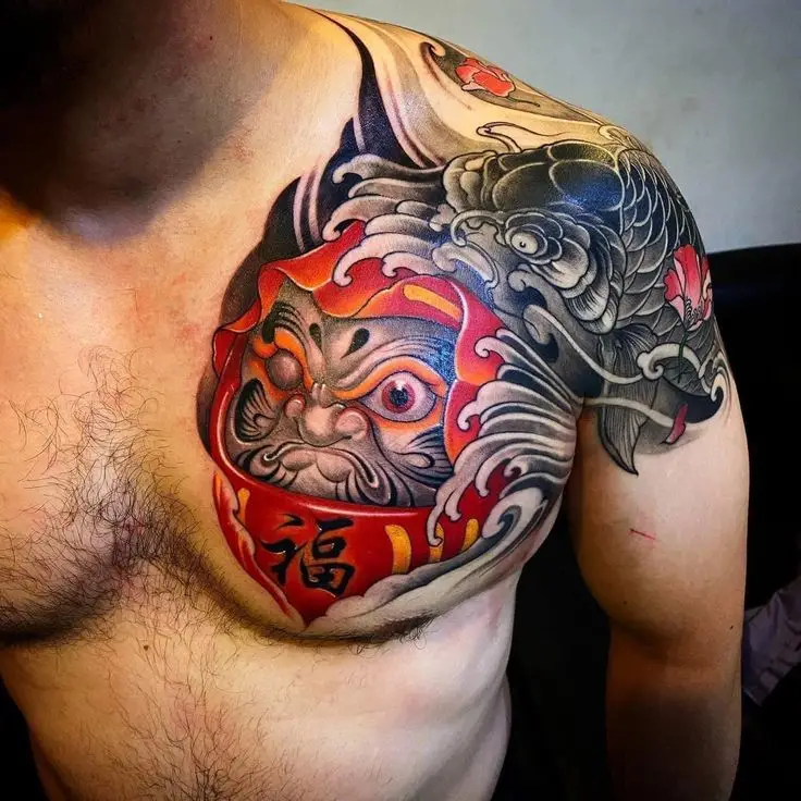 Hình Xăm Nhật Cổ Đơn Giản Dễ Thương 29