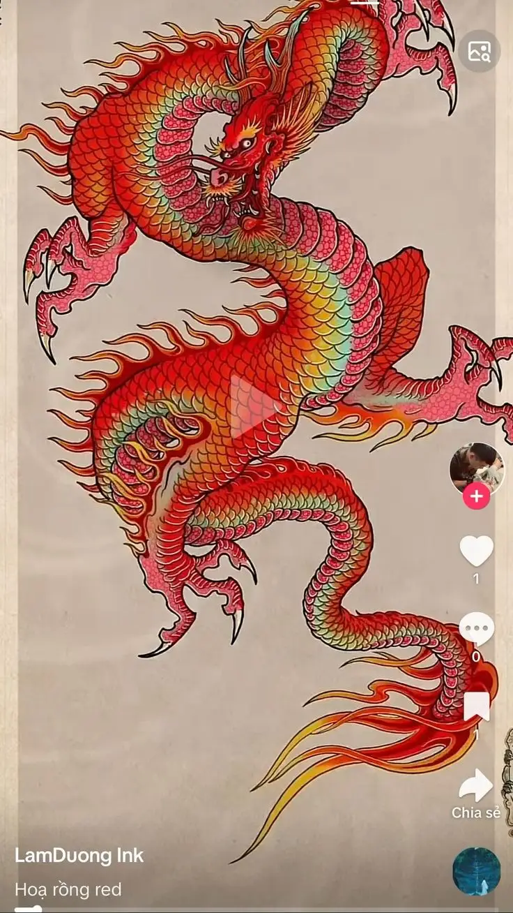 Hình Xăm Nhật Cổ Đơn Giản Dễ Thương 36