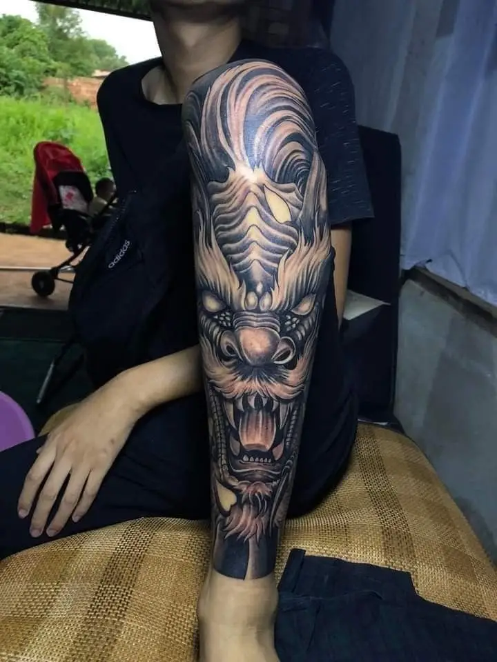 Hình Xăm Nhật Cổ Đơn Giản Dễ Thương 41