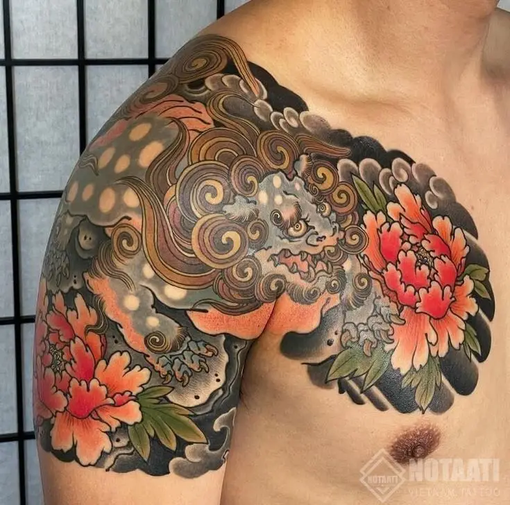 Hình Xăm Nhật Cổ Đơn Giản Dễ Thương 46