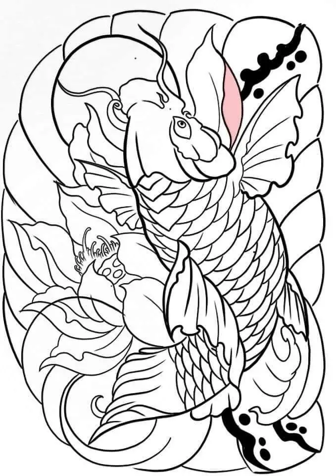 Hình Xăm Nhật Cổ Đơn Giản Dễ Thương 64