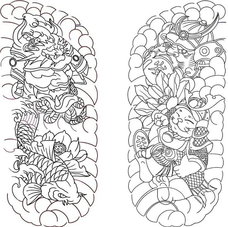 Hình Xăm Nửa Người Nhật Cổ - Nghệ Thuật Từ Những Huyền Thoại 16