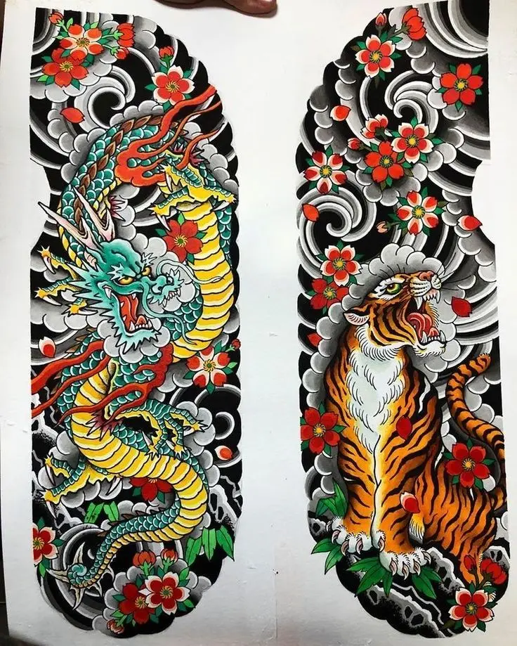 Hình Xăm Nửa Người Nhật Cổ - Nghệ Thuật Từ Những Huyền Thoại 48