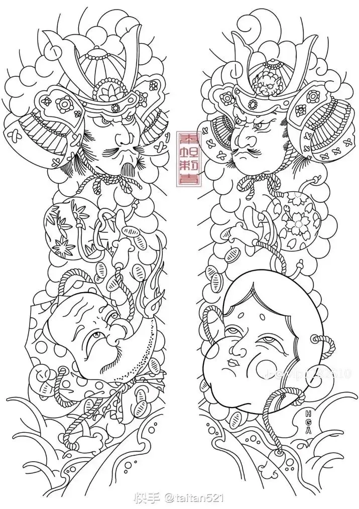 Hình Xăm Nửa Người Nhật Cổ - Nghệ Thuật Từ Những Huyền Thoại 62