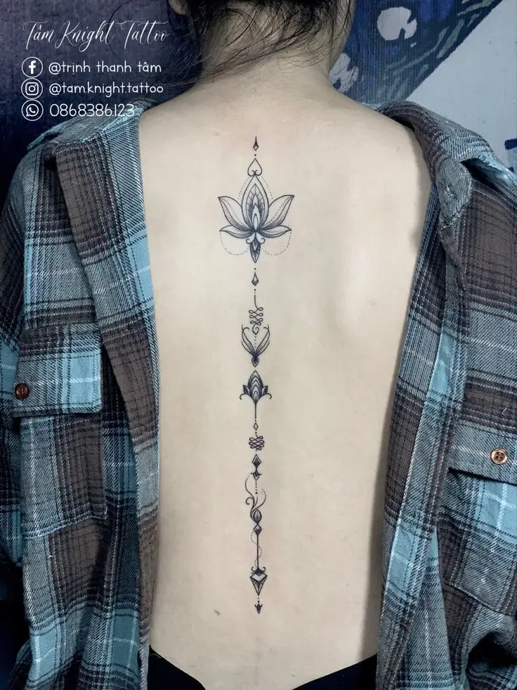 Hình Xăm Ở Lưng Cho Nữ - Gợi Ý Những Mẫu Đáng Tham Khảo 1