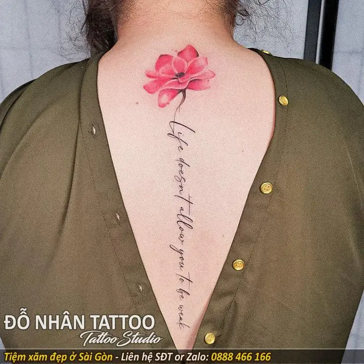 Hình Xăm Ở Lưng Cho Nữ - Gợi Ý Những Mẫu Đáng Tham Khảo 34
