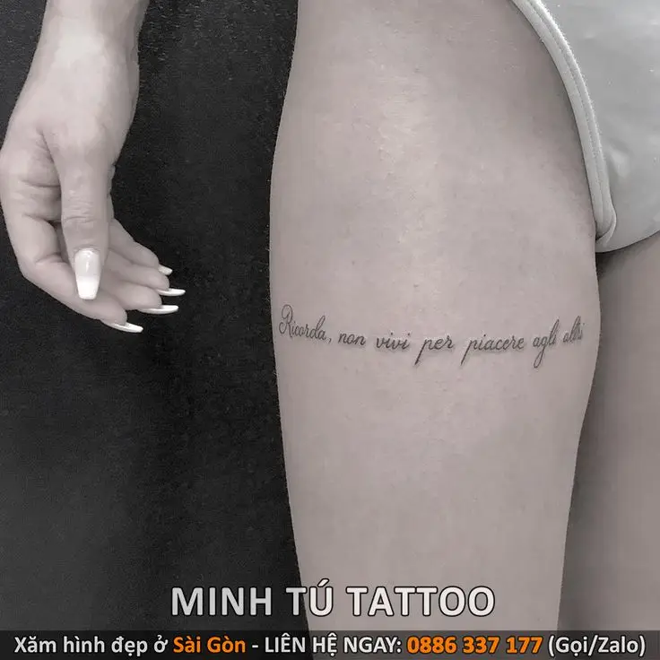 Hình Xăm Ở Đùi Cho Nữ Cô Gái - Sự Sáng Tạo Không Giới Hạn 58