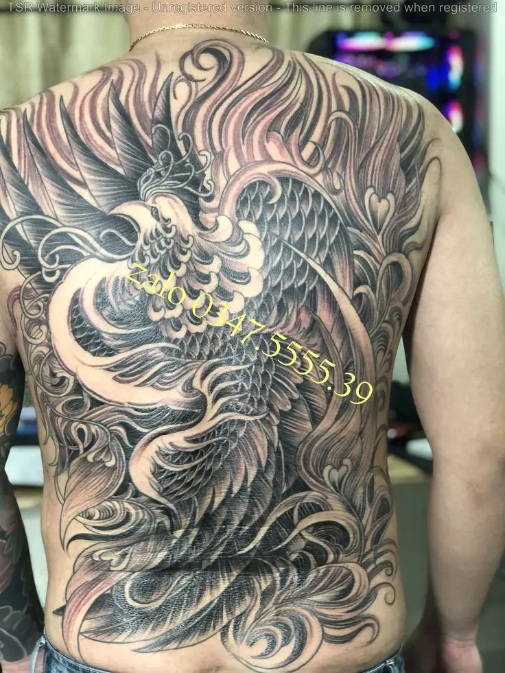 Hình Xăm Đôi Cánh Sau Lưng Cho Nam: Biểu Tượng Của Tự Do 64